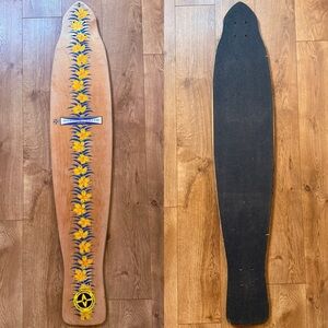 G & S Skateboards Vintage (2001) Longboard Skateboard Deck - 9.0” x 47.5” (RARE)